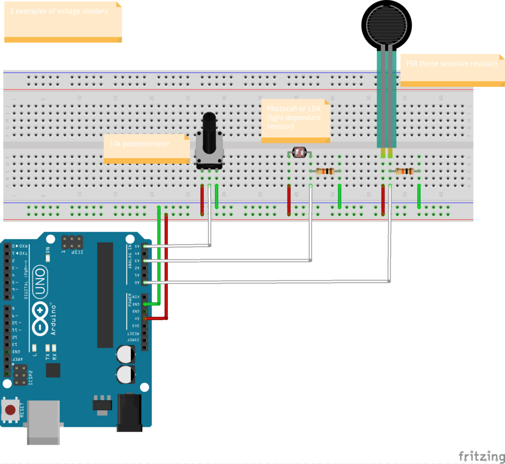 multiple analog sensors