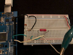 capacitive sensor breadboard photo [2]